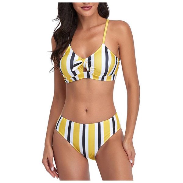

women's swimwear stripe bikini women leopard bikinis biquini swim suit push up swimsuit female beachwear swimming, White;black