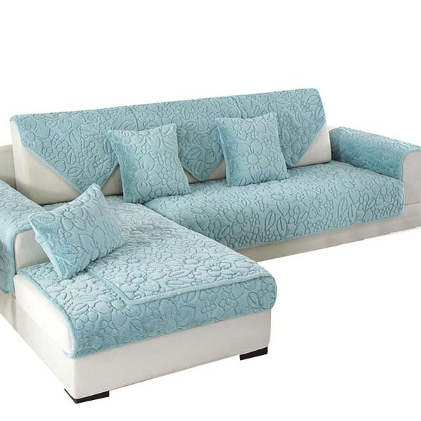 

chair covers 1pcs sofa for living room furniture protector thicken plush fabric cover slip resistant slipcover seat couch