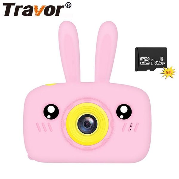 

child camera hd digital mini cartoon 1200w pixel toys children birthday gift 32 gb tf card camcorders