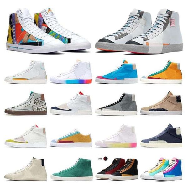 

fashion blazer mid 77 vintageblazer vintage mens shoes women have a good thermal white green black habanero red sport sneakers ou yuduojiaju