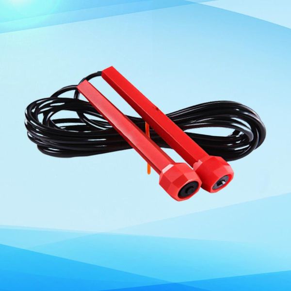 

jump ropes wear-resistant handle skipping rope sporting fitness equipment (red)