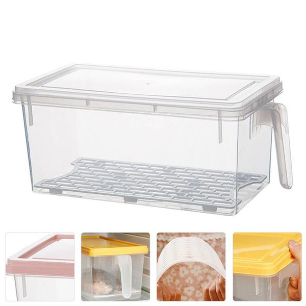 

storage bottles & jars container transparent fruit box with lid