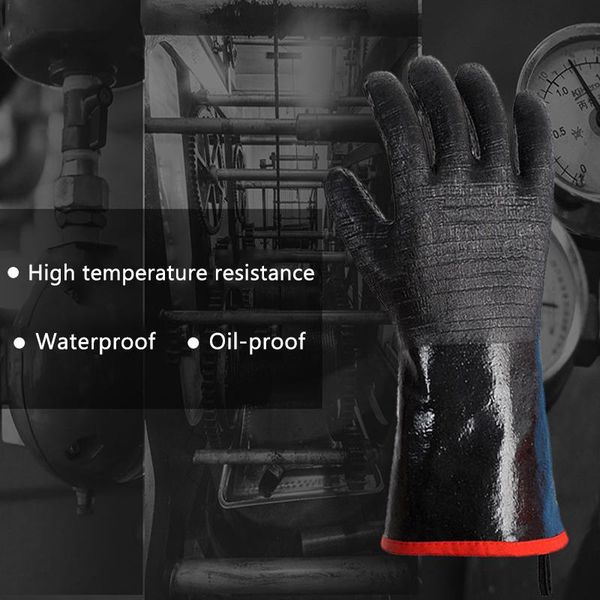 

tools & accessories grill bbq glove heat resistant oven gloves waterproof fireproof oil barbecue hand protection cooking accessory f2