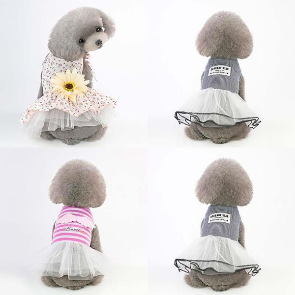 

dog apparel cute puppy clothes cat tutu lace small pet skirt dress princess