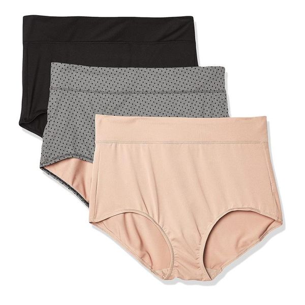 

running shorts 3pcs women's menstrual mid waist comfortable breathable leak proof underwear cotton panties female underpants sexy, Black;blue
