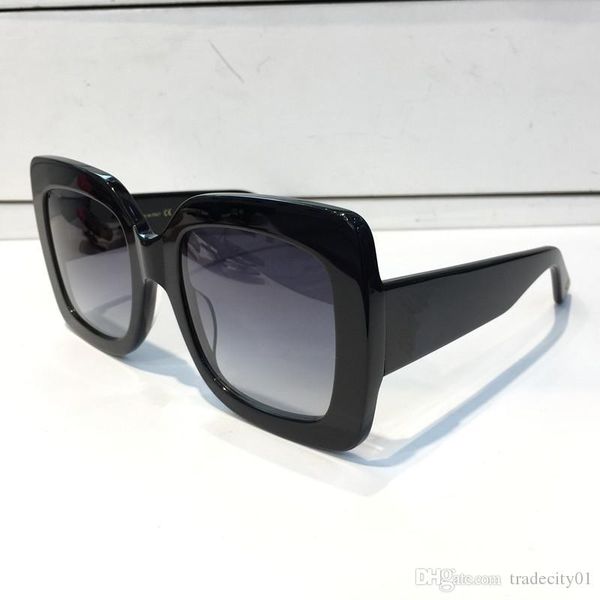 

0083 popular women fashion sunglasses square summer style full frame uv protection 0083s sunglasses mixed color come with box, White;black