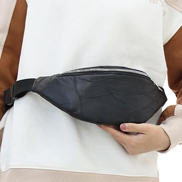 

outdoor bags zipper sling bag waterproof pu crossbody chest backpack quickdraw closure adjustable strap small shoulder for daily