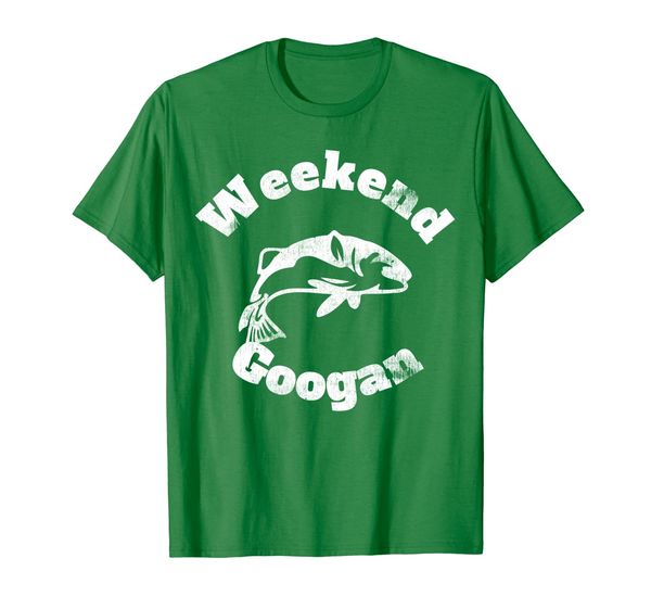 

weekend googan deep sea sport fishing humor t shirt, White;black