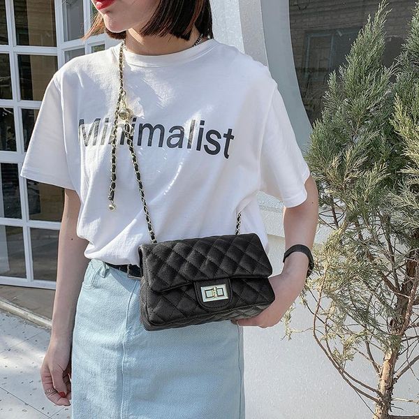 

brand designer crossbody bags for women 2021 luxury quality pu leather chains shoulder bag panelled ladies purses and handbags