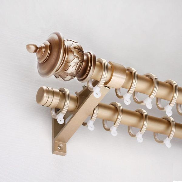 

nordic mute thick aluminum rail simple modern 22mm diameter resin series of roman rod curtain other home decor