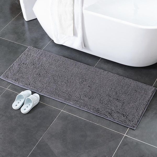 

bath mats rugs for toilet anti-slip bathroom mat carpet chenille foot pad 50*120cm floor kitchen bedroom living room stairs