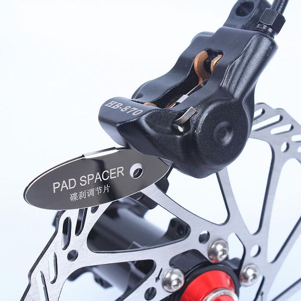 

bike brakes mtb bicycle pads mounting assistant brake rotor adjusting alignment tools disc spacer repair tool 3.7g