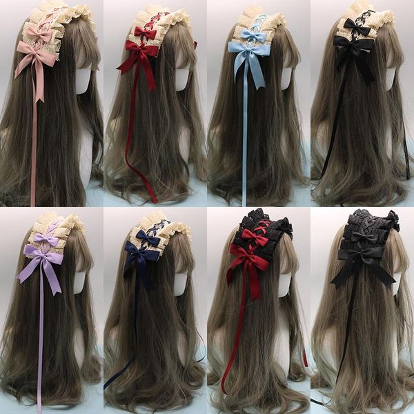 

other event & party supplies japanese soft sister lolita hair band hand made hairpin lace side clip sweet daily hairband cute bowkont access