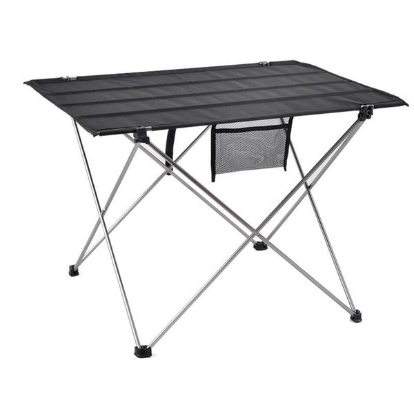 

camp furniture oxford cloth surface outdoor folding table stable waterproof portable camping ultralight picnic bbq accessories can stored