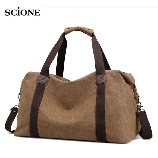 

outdoor bags canvas sports bag training gym men fitness duffel handbags for luggage travel sac de sport 2021 quality a+ xa648wa