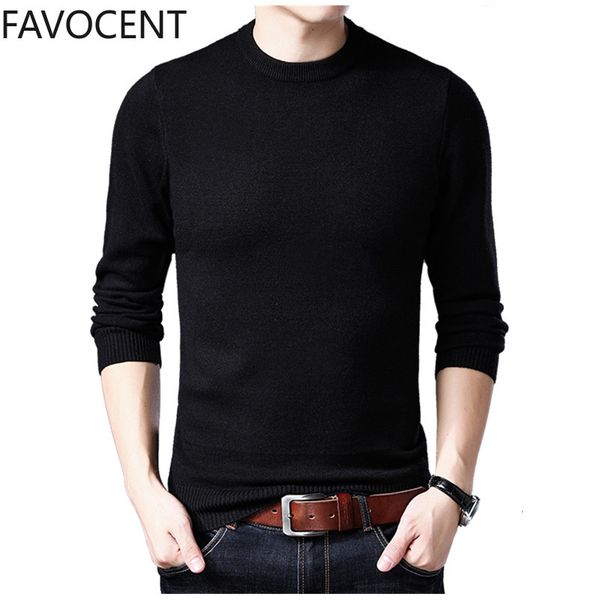 

men's sweaters new pullover sweater autumn winter s knitted wool solid color casual o neck fashion pullovers eni5, White;black
