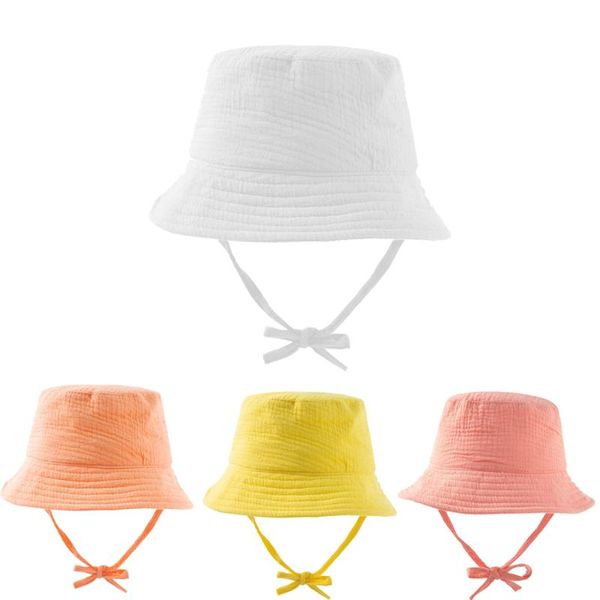 

caps & hats baby accessories children solid color fashion born pography props sun hat toddler kawaii 1-3 years, Yellow