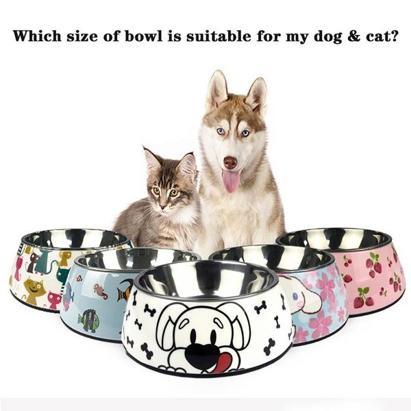 

dog bowls & feeders pet supplies bowl pot cat food double large stainless steel