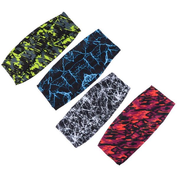 

4pcs elastic hair bands yoga headbands sports sweatbands fitness outfit