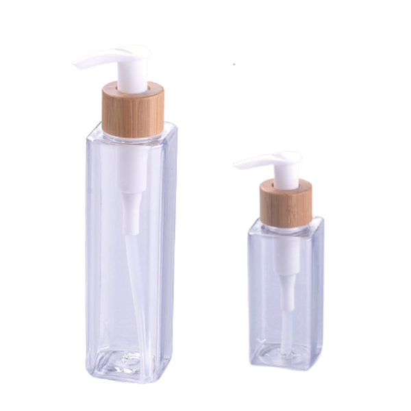 

storage bottles & jars 120ml 200ml 350ml pet square transparent empty plastic bottle black white lotion pump travel packaging container bamb