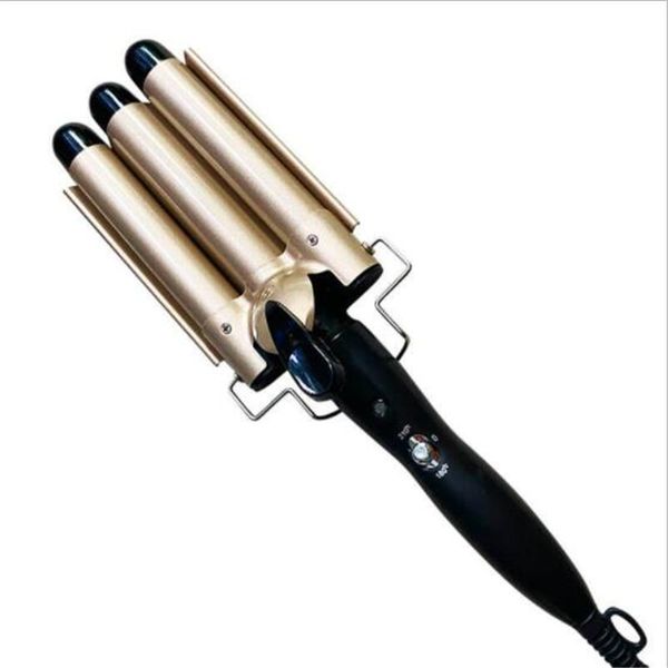 10st 110-220V Professionele keramische krultangen Triple Barrel Hair Curler Waver Egg Rolling Styling Tools Styler Wand Krultang Plancha Para Rizar Varita