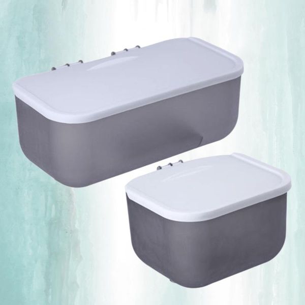 

tissue boxes & napkins 2 pcs wall mounted plastic roller paper organizer for kitchen bar