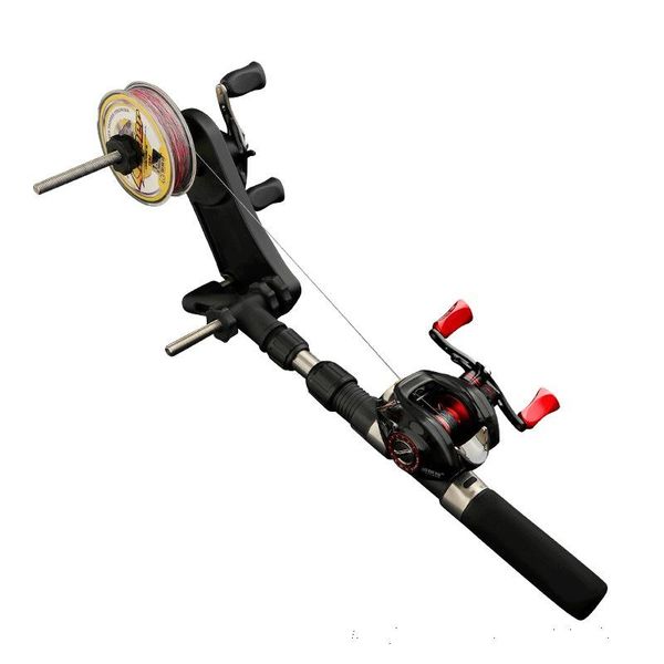 

fishing line spooler winder portable reel spool spooling station system for spinning or baitcasting reels