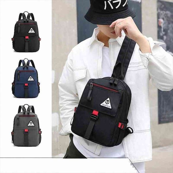 

designer waterproof fashion men backpack mini soft touch multi function small male shoulder bag purse sport