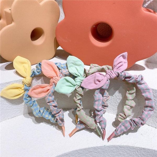 

hair accessories ear shaped hairbands for girls children kids styling tools daily wear headdress headwear, Slivery;white