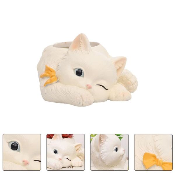 

planters & pots cat planter plants planting container bonsai pot creative shape flowerpot