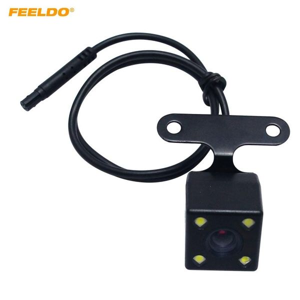 

car rear view cameras& parking sensors feeldo 2.5mm(4pin) jack port video camera with led night vision for dvr recorder #fd-1829