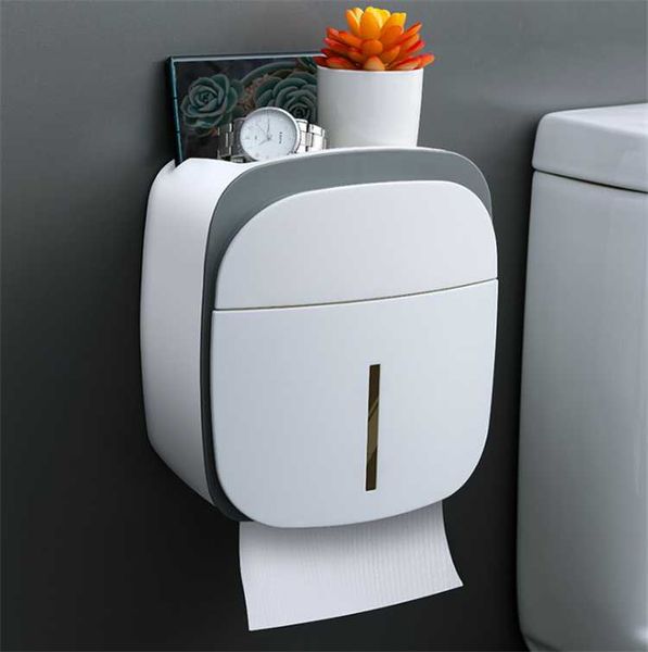 

toilet paper holders wall mounted tissue box home holder storage rack household bathroom organizer