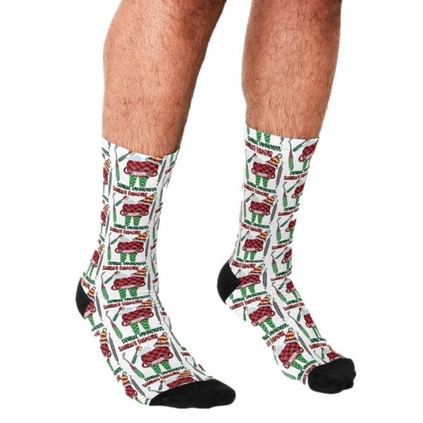 

men's socks funny men christmas dental hygienist printed hip hop happy cute boys street style crazy novelty for, Black