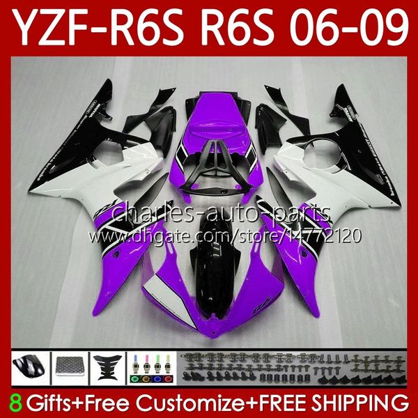 Motorradverkleidungen für Yamaha YZF R6 S 600 CC YZF600 YZF-R6S 2006 2007 2008 2009 Karosserie 96Nr