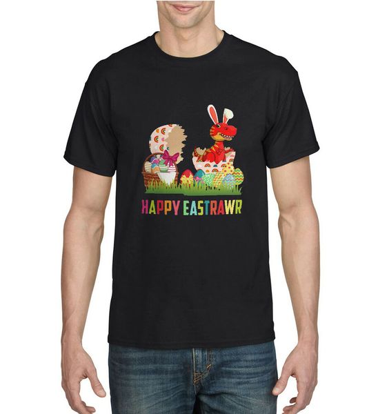 

happy easteawr cute easter bunny t-shirt, White;black