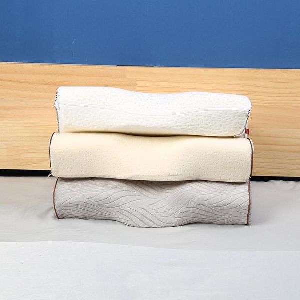 

pillow memory neck protection slow rebound foam health care cervical orthopedic pillows