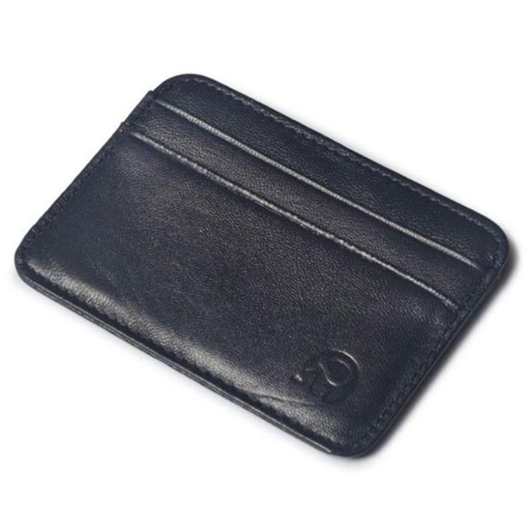 

card holders aelicy 2021 fashion men black bank package coin bag holder leather male wallets women cover case, Brown;gray