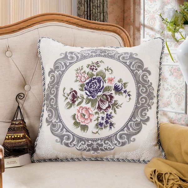 

european classical embroidery fabric pillow covers 48cm*48cm cushion/decorative
