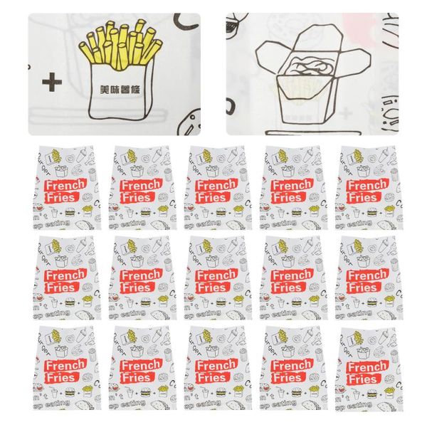 

gift wrap 300pcs disposable snack packing bags paper takeaway