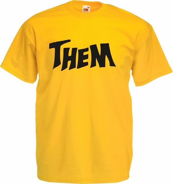 

them t-shirt - 60's mod, gloria, van morrison, band, various colours, White;black