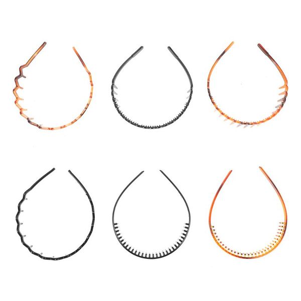 

cords, slings and webbing 6pcs toothed headbands hairband men headwear