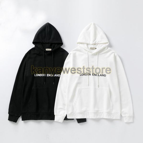 

2021 europe london england hoodies designer luxury for mens letter print hoodies fashion sweatshirt casual pullover letter print jumper, Black