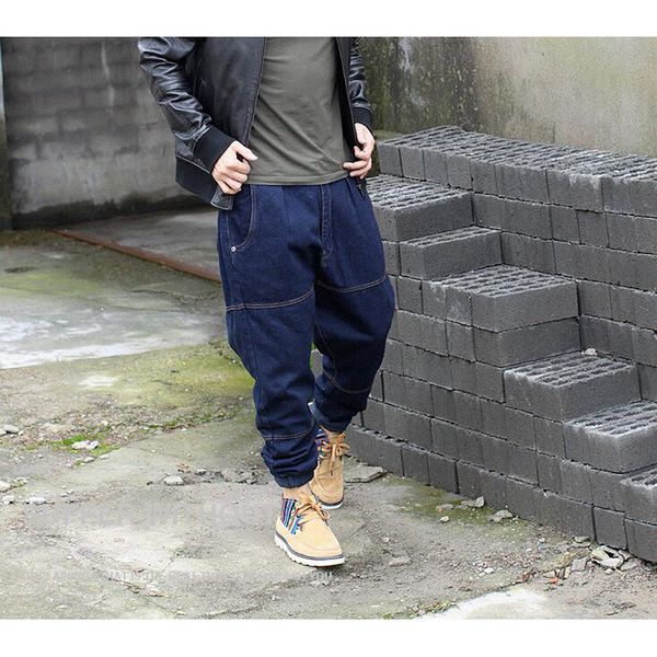 

men's jeans loose jeans, Blue