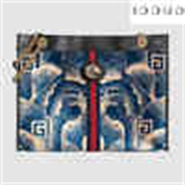 

wallets brand designer luxury backpacks 537219 rajah velvet large pouches with cloud print totes 6vpl shoulder cross body bags clutches, Red;blue