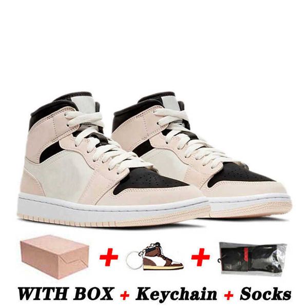 

with box 1 1s basketball shoes 2021 jumpman mid barely orange men women high obsidian unc dark mocha fearless trainers sneakers