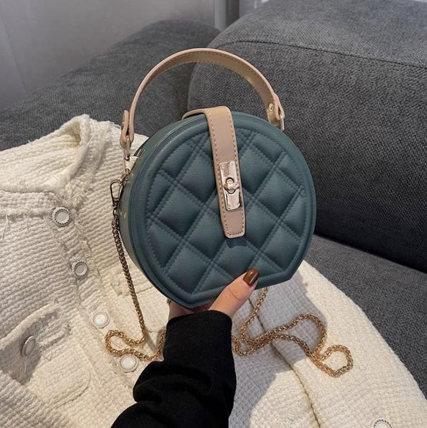 

autumn/winter bags niche fashion rhombus chain messenger bag handbag