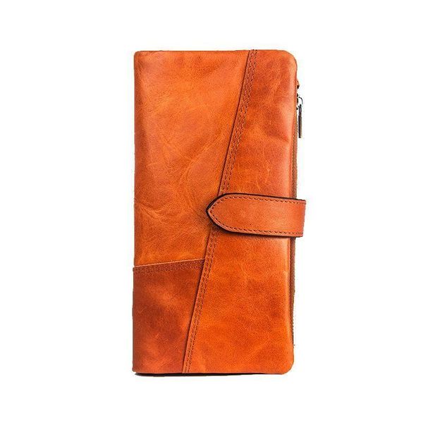 

fashion buckle leather wallet casual three fold clutch long ladies, Red;black