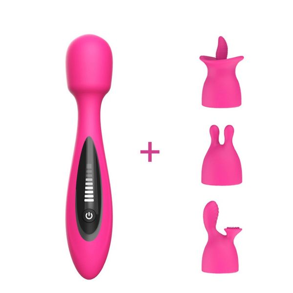 Adulto Vibrador Bichano Vibração Massager G Spot Clitóris Estimulador Massagem Recarga Magia Wand Mulheres Masturbator Sexo Brinquedo Valentine Presente ZL0103