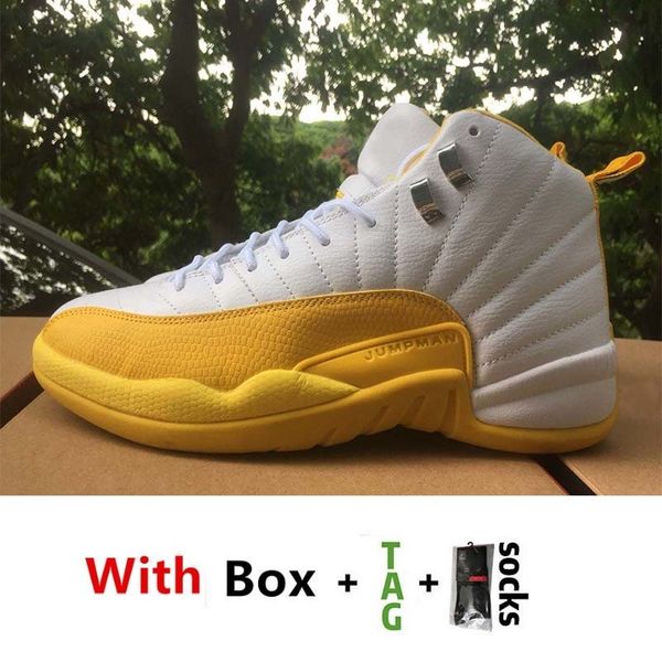 

with box original 12 jumpman 12s university gold men women high basketball shoe ovo trainers sneakersbnvt