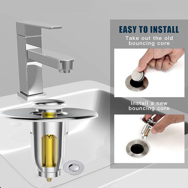 

other bath & toilet supplies sink strainer -up filter ball core pressure basin bathroom plug shower accessories for house cleaning home